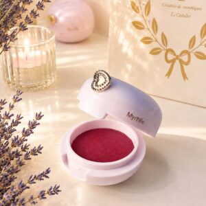 Baume satiné en pot -  Myrtille - Soin à lèvres teinté