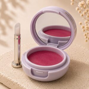 Baume satiné en pot -  Rose Bonbon - Soin à lèvres teinté