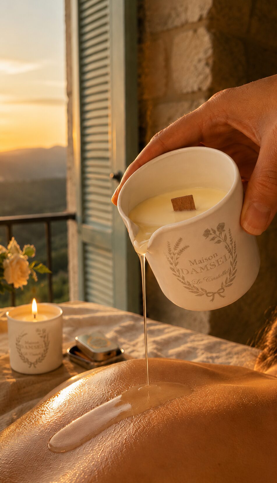 Bougie de massage monoï coco