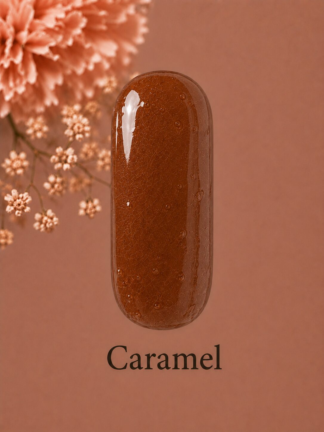 Huile à lèvres couleur caramel