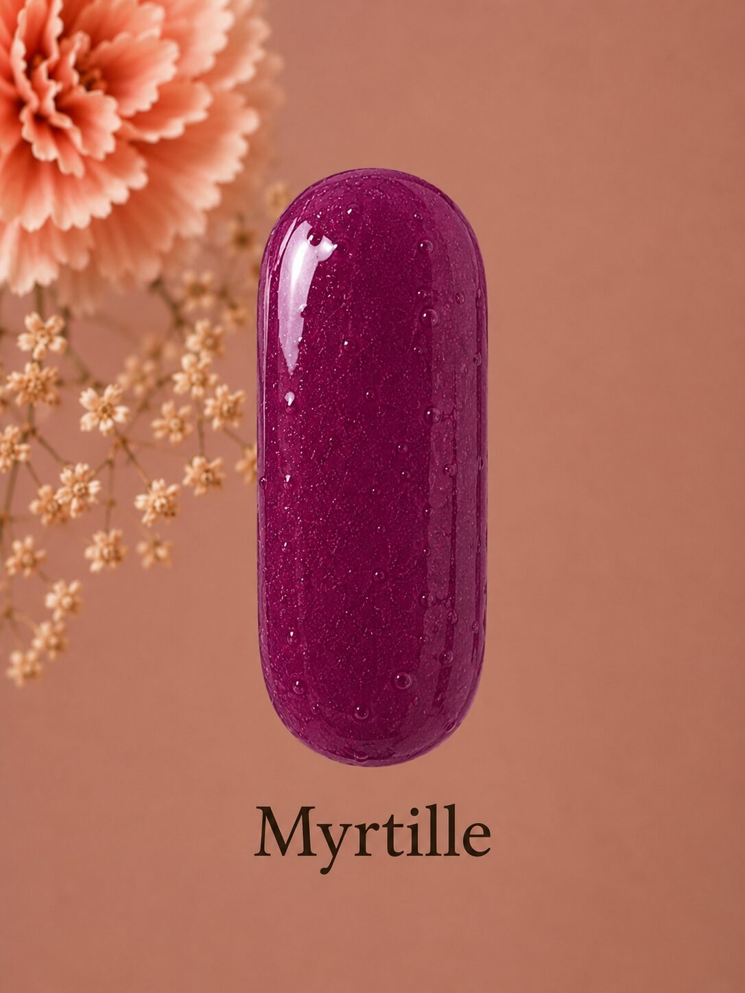 Huile à lèvres couleur Myrtille