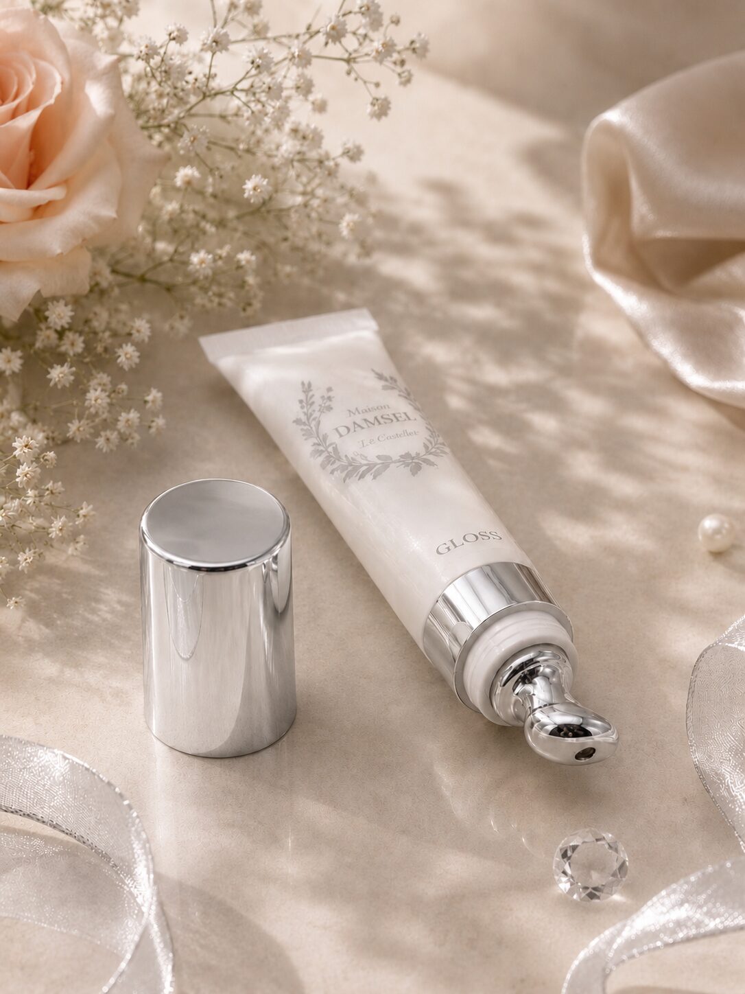 Gloss tube applicateur métal argenté